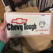 Chevy Tough License Plate Car Tag Plate 