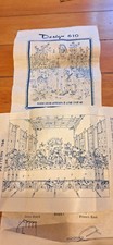 Pair Vintage 1940 Alice Brooks Transfer Religious Patterns 794  610 Mail Order