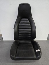 Nice Used Original Recaro Porsche 911 912e Black Vinyl Passenger Bucket Seat 15