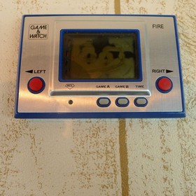 Nintendo GAME&WATCH FIRE Tested to be working, power on confirmed, Showa retro