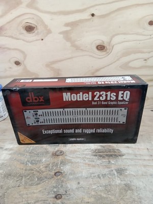 dbx Dual 31-Band Graphic Equalizer Model 231s EQ 