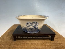 Japanese Unknown Maker Shohin Sized Bonsai Tree Pot 4 3/4 By 2 3/8”