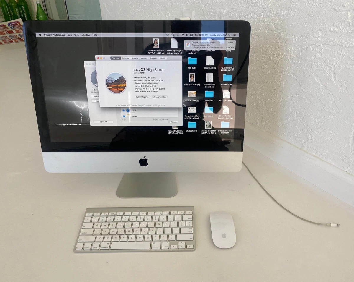 Apple iMac Intel Core 2 Duo 2009 Released Apple Desktops & All-In