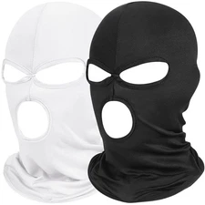 3 Hole Balaclava Ski Mask Summer UV Protection Sun Cover Tactical Full Head Hood