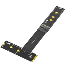Upgrade Version 270 Degree NGFF M.2 M-Key NVME SSD Extension CableLength  30cm