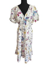 Betsey Johnson Butterfly Dance Midi Dress Women’s XL NWT