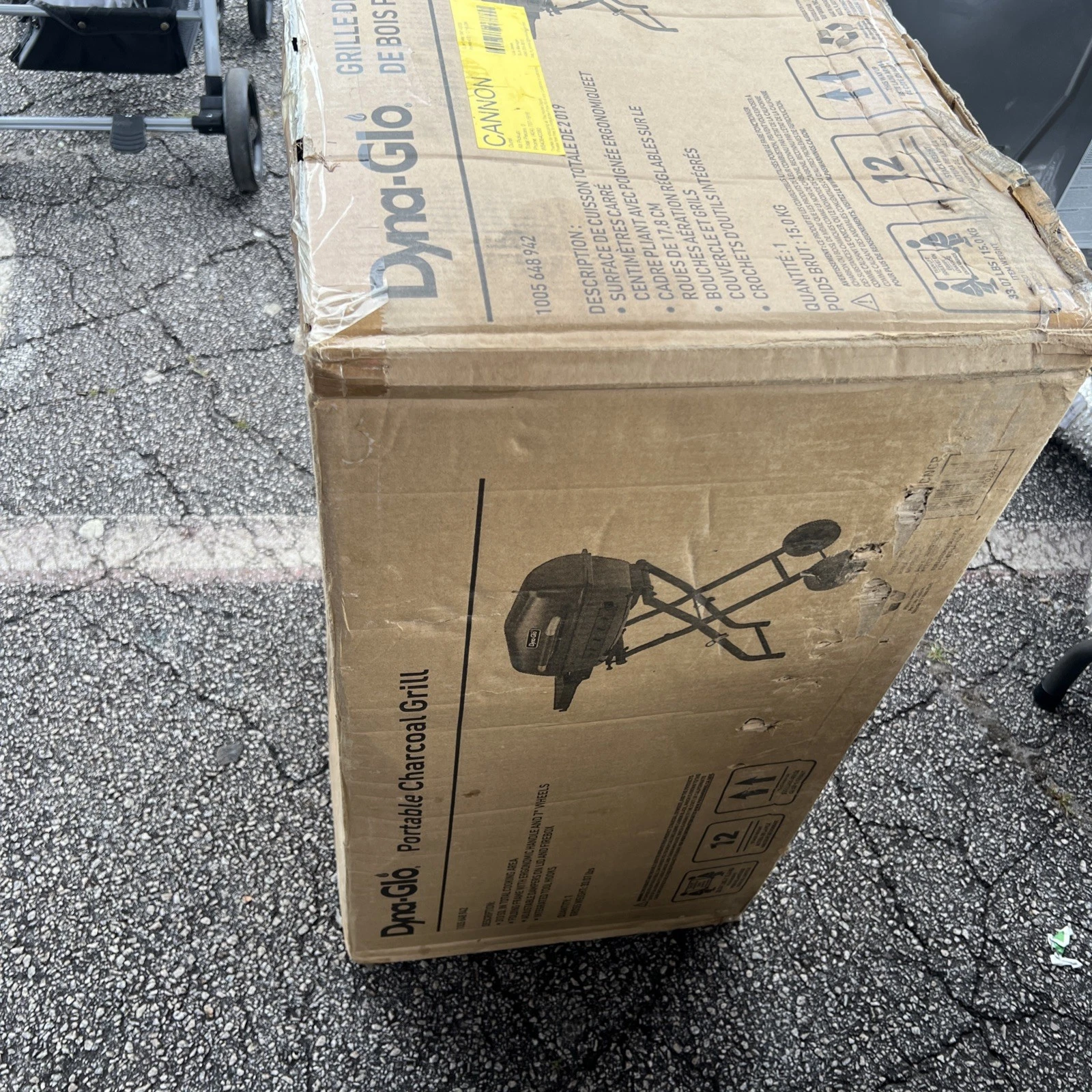 Dyna-Glo Portable Charcoal Grill Black