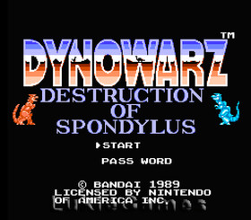 Dynowarz - Dyno Warz - NES Nintendo Game