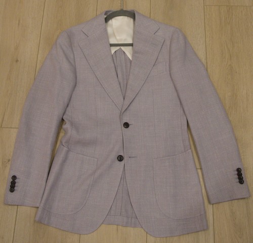 SuitSupply 34R Lilac Havana Jacket