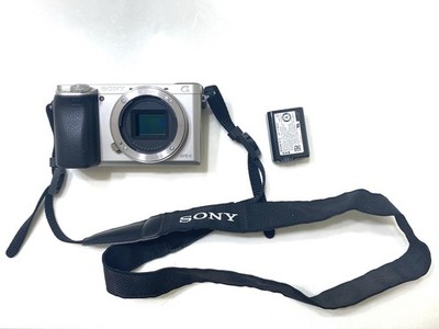 Sony Alpha a6000 Mirrorless Camera - Silver (Shutter 1084) With Battery