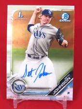 Seth Johnson AUTO RC 2019 Bowman Chrome 1st Bowman