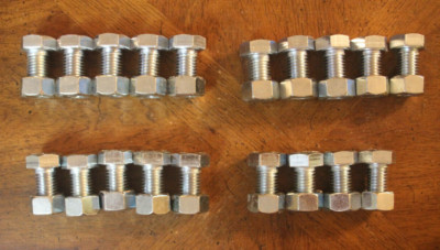19 Midwest Fastener 3/4'' x 1.5'' Long Zinc Hex Bolts & Nuts Course Thread Grade 5