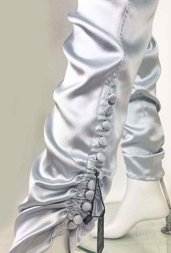 Tuta pantalone seta Tom Ford nuova per Yves Saint Laurent S/S 2004 look #1 - Foto 7 di 7