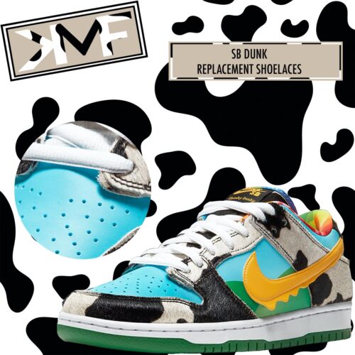Cordones de repuesto ovalados gruesos y gruesos para zapatos KMF SB Dunk
