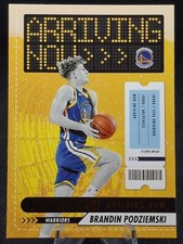 2023 Panini NBA Hoops Arriving Now Winter Brandin Podziemski Rookie #15