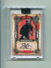 2022 Wild Card Five Card Draw Autographs Red Enrique Bradfield Rookie Auto 2/2