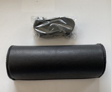 Brand New Carmate Sunglass Case Holder CZ332 Black PVC Leatherette Visor Mount