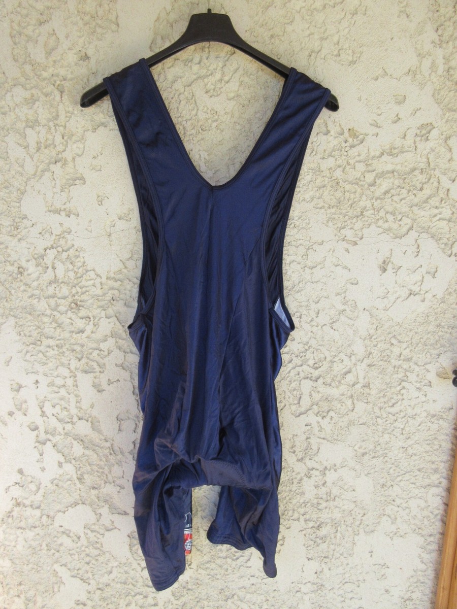 Combi Cuissard cycliste FESTINA vintage VIRENQUE vintage bleu