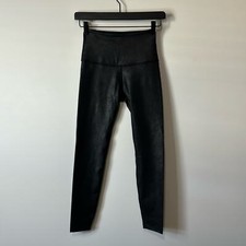 Beyond Yoga Womens Metallic Black Leggings XS