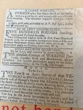 Lower Granton Road NEWHAVEN  Wardie Cottage Cutting 6/1Cm  1803 ORIGINAL