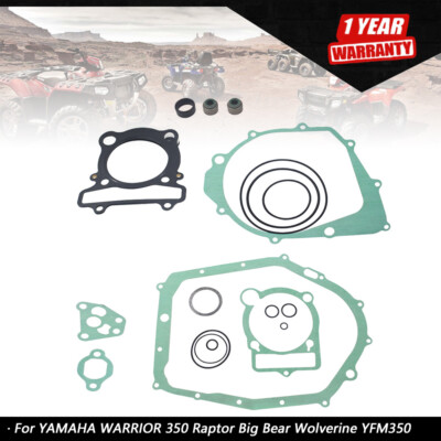 ATV Top Gasket Kit For YAMAHA WARRIOR 350 Raptor Big Bear Wolverine YFM350