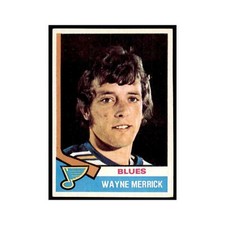 Wayne Merrick 1974 Topps #66 Hockey Cards Hockey Card EX