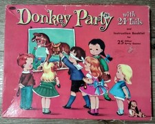 Donkey Party - Vintage Game - "Pin The Tail On The Donkey"