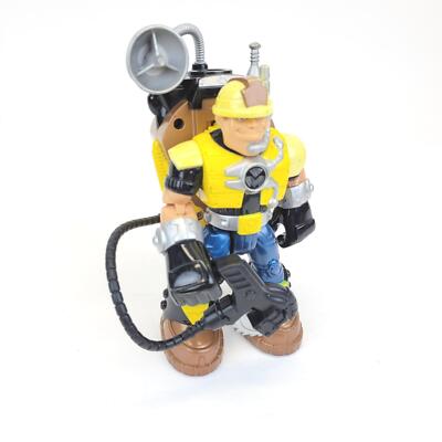 Rescue Heroes Power Max Jack Hammer 2001 6'' Action Figure Fisher Price