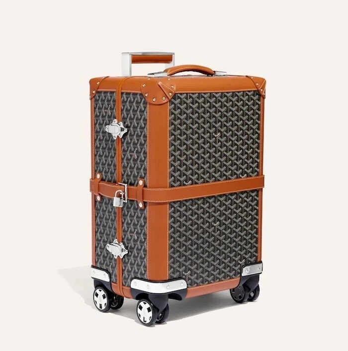 goyard luggage trunk