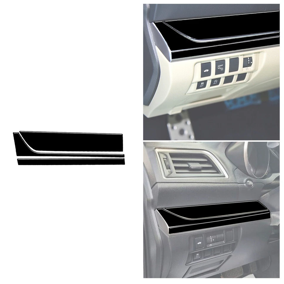 Kit completo interior coche moldura piano negro para Subaru Outback 2015-2017 Foto 3 de 4
