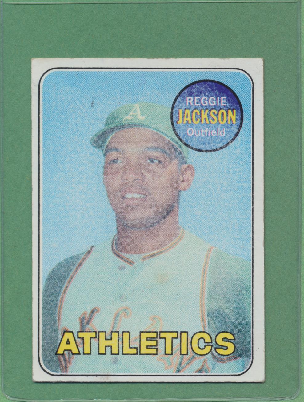 PRINTING ERROR 1969 Topps Reggie Jackson #260 HOF Rookie Card MISSING  PURPLE INK | eBay