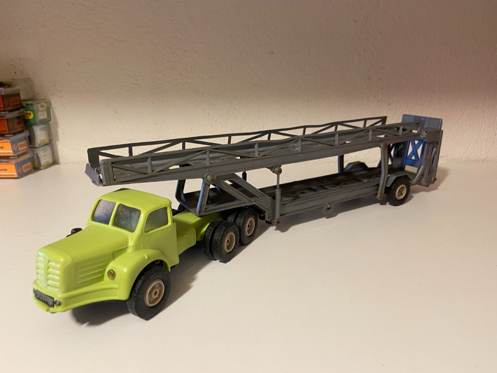 BERLIET TBO BENNE Norev Plastique Tres Beau, Rare Avec