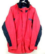 Vintage Banff Designs Winter Ski Snowboard Protex Jacket Size Large 90's W/ Hood