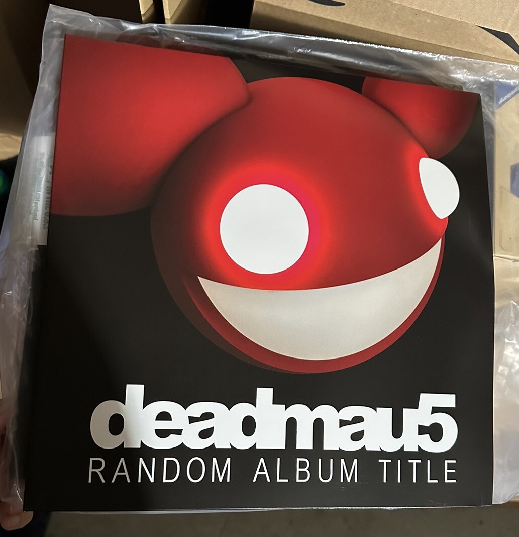 【中古】 RANDOM ALBUM TITLE デッドマウス 🔥deadmau5 Random Album Title Vinyl LP NEW AUTOGRAPHED