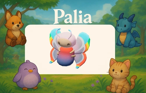 Palia Regenbogen Schmetterling Plüschtier