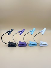 Booklight USD Book Light Colourful rechargeable USB  Reading Light Lamp Purple