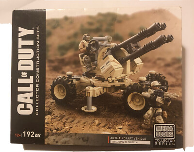 Mega Bloks Call of Duty Collector Construction Set~ Anti Aircraft Vehicle  192pcs