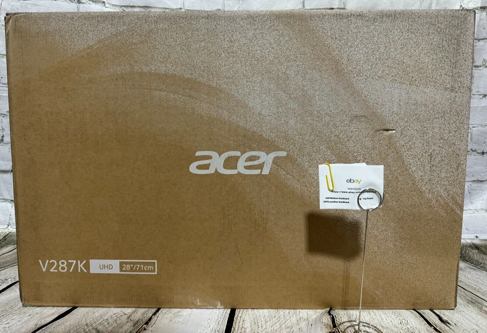 Acer Professional V287K BMIIPX  28” 3840x2160P 4K IPS UHD DCI-P3 90% HDR Adaptiv - Image 3 of 4