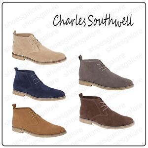 New Mens Casual Formal Chukka Desert Ankle Lace Up Leather Boots Shoes Size 6-11