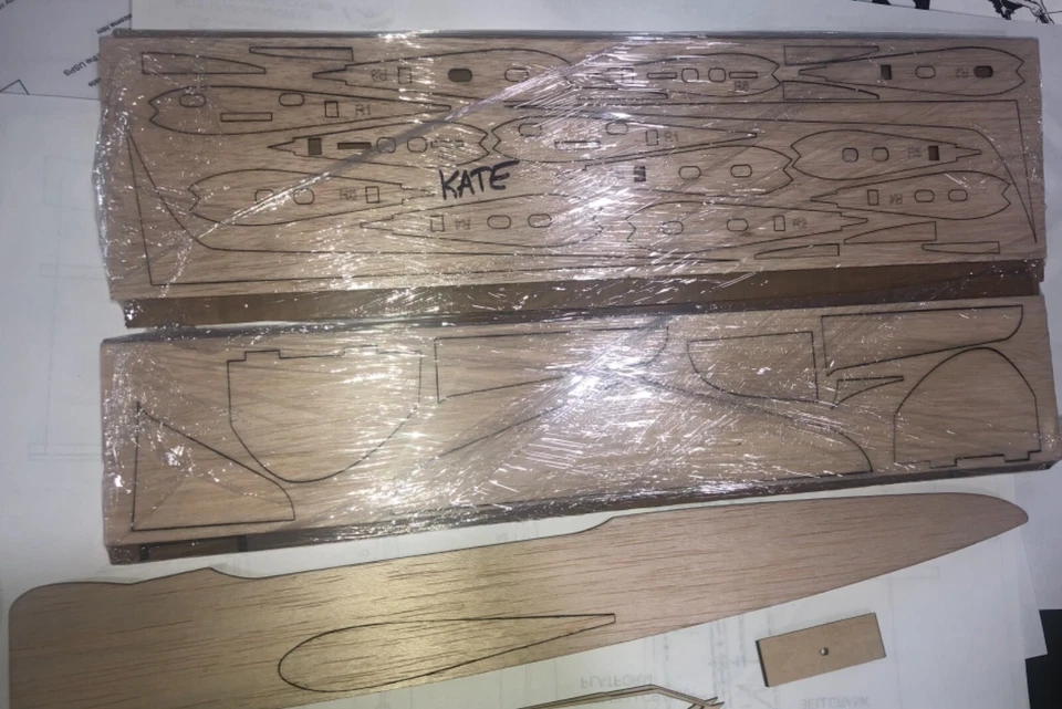 Nakajima B5N “Kate” Torpedo Bomber Vintage 049 Control Line Airplane Short Kit - Image 4 of 4