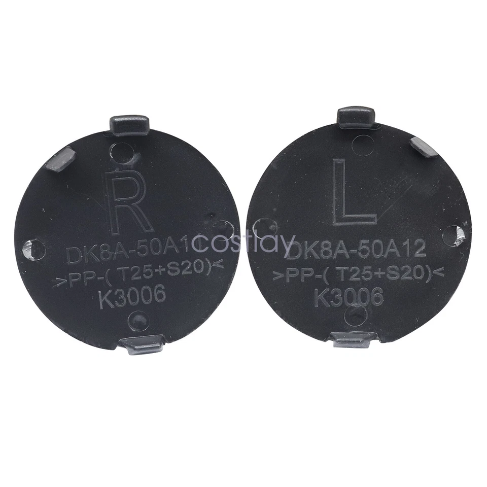 Cubierta de ojo de gancho de remolque parachoques delantero para Mazda CX3 CX-3 2014-2023 EE. UU. Foto 3 de 4