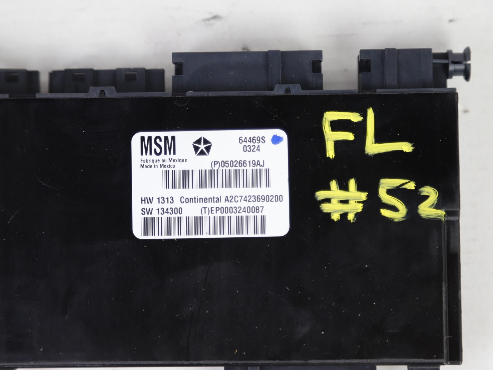 Maserati Ghibli Front Left Seat Memory Control Module OEM 2014-2019 TESTED
