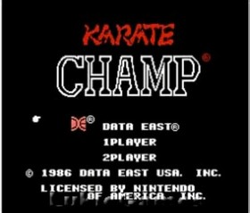 Karate Champ Nintendo Entertainment System Game NES 1986 Original Japan Data 