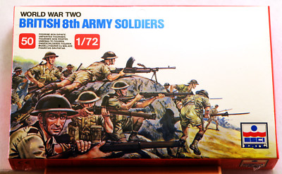 ESCI ERTL #207 - 1/72 scale WW II ''Desert Rats'' 8th Army - mint boxed set