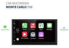 Blaupunkt Montecarlo 750 7″ Am/fm Display, Car Play Android Auto Car Stereo New