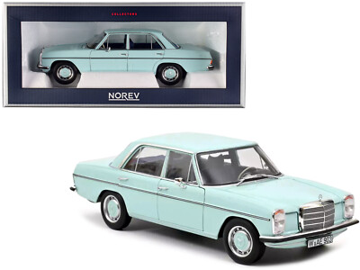 304-053 ノレブ 1/18 メルセデスベンツ 200 1968 1968 Mercedes-Benz 200 Light Blue 1/18 Diecast Model Car by Norev