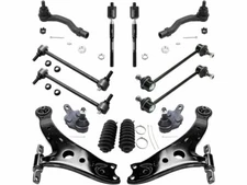 Front and Rear Control Arm Ball Joint Tie Rod and Sway Bar Link Kit fits 17RWKX