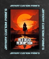 Red Dead Redemption Rockstar Poster Print - No Framed