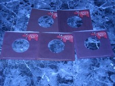 45RPM COMPANY SLEEVES. LOT OF FIVE RSQ. NEW YORK ADDRESS.