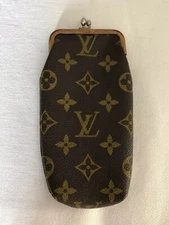 Louis Vuitton Vintage Saks French Co Kisslock Glasses Case Coin Wallet Cigarette